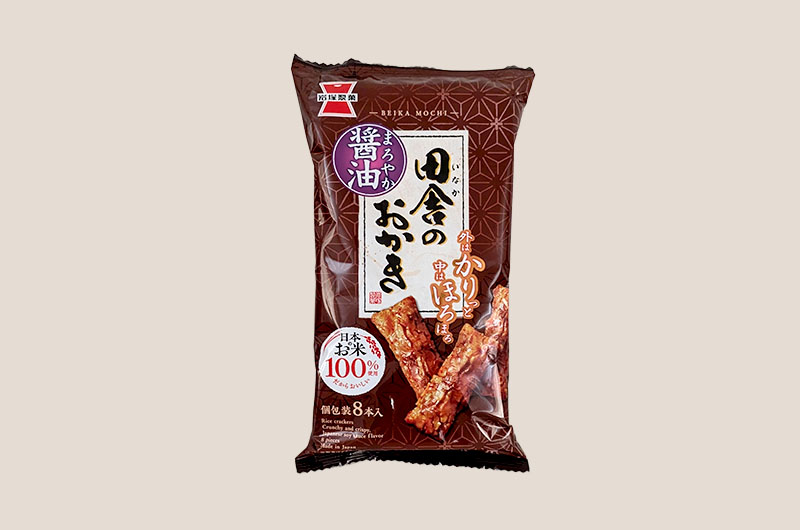 8本 田舎のおかき